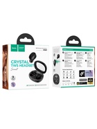 Наушники беспроводные Hoco EQ3, TWS, вакуумные, Bluetooth 5.3, 40/300 мАч, шумоподавление, чёрные - Фото 8