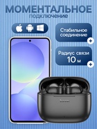 Наушники беспроводные Hoco EQ2, TWS, вакуумные, Bluetooth 5.3, 40/320 мАч, чёрные - Фото 2