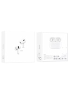 Наушники беспроводные Hoco EW49, TWS, вакуумные, Bluetooth 5.3, 30/300 мАч, шумоподавление, с беспроводной зарядкой, белые - Фото 9