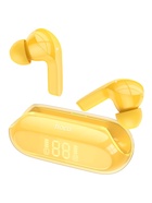 Наушники беспроводные Hoco EW39, TWS, вакуумные, Bluetooth 5.3, 30/300 мАч, шумоподавление, жёлтые - Фото 5