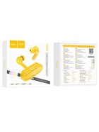 Наушники беспроводные Hoco EW39, TWS, вакуумные, Bluetooth 5.3, 30/300 мАч, шумоподавление, жёлтые - Фото 7