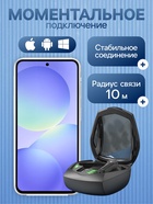 Наушники беспроводные Hoco EW28, TWS, вакуумные, игровые, Bluetooth 5.3, 40/320 мАч, чёрные - Фото 3