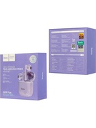 Наушники беспроводные Hoco EW19, TWS, вкладыши, Bluetooth 5.3, 25/300 мАч, фиолетовые - Фото 6