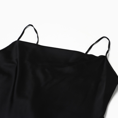 Сорочка ночная женская KAFTAN Black series, размер 52-54, чёрная