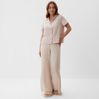 Пижама женская (рубашка и брюки) KAFTAN р. 40-42, пудровый - фото 321751171