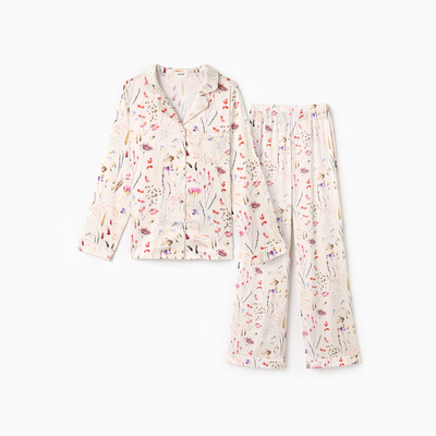 Пижама женская (рубашка, брюки) KAFTAN Spring, размер 52-54