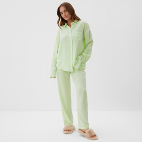 Пижама женская (рубашка и брюки) KAFTAN Lime series р. 40-42