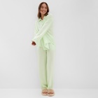 Пижама женская (рубашка и брюки) KAFTAN Lime series р. 52-54 9909954 - фото 12603849