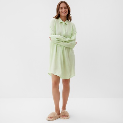 Сорочка женская KAFTAN Lime series, размер 48-50, зелёная