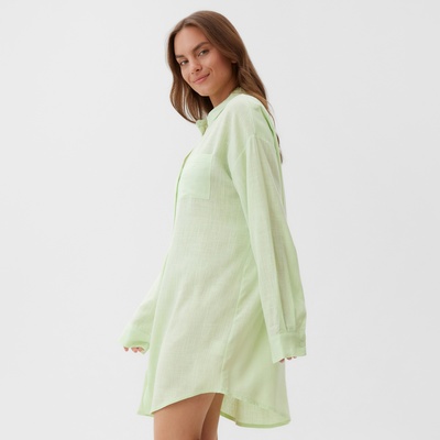 Сорочка женская KAFTAN Lime series, размер 48-50, зелёная