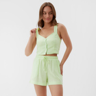 Пижама женская (топ и шорты) KAFTAN Lime series р. 40-42 - фото 321751361