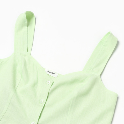 Пижама женская (топ, шорты) KAFTAN Lime series, размер 48-50