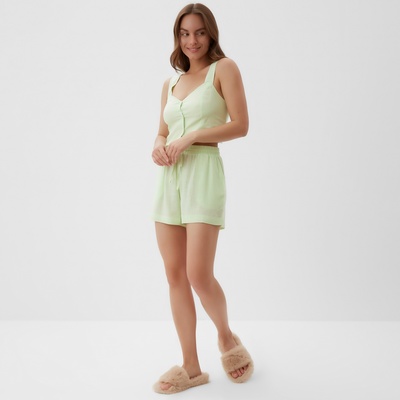 Пижама женская (топ, шорты) KAFTAN Lime series, размер 48-50