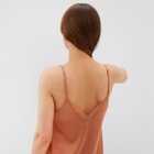 Пижама женская (майка и шорты) KAFTAN Terracotta р. 44-46 - фото 807893621