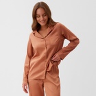 Пижама женская (рубашка и брюки) KAFTAN Terracotta р. 52-54 9909986 - фото 12603990