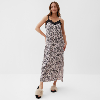 Сорочка ночная женская KAFTAN Leo, размер 40-42, розовая