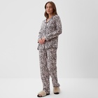 Пижама женская (рубашка, брюки) KAFTAN Leo, размер 40-42, розовая 9910003 - фото 12604041