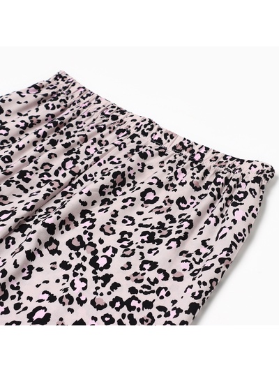 Пижама женская (рубашка, брюки) KAFTAN Leo, размер 52-54, розовая