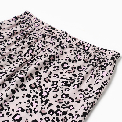 Пижама женская (рубашка, брюки) KAFTAN Leo, размер 52-54, розовая