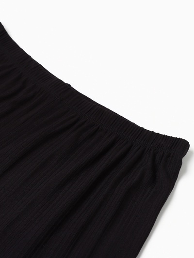 Пижама женская (футболка, шорты) KAFTAN Black, размер 40-42