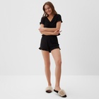 Пижама женская (футболка и шорты) KAFTAN Black р. 40-42 - фото 807893736