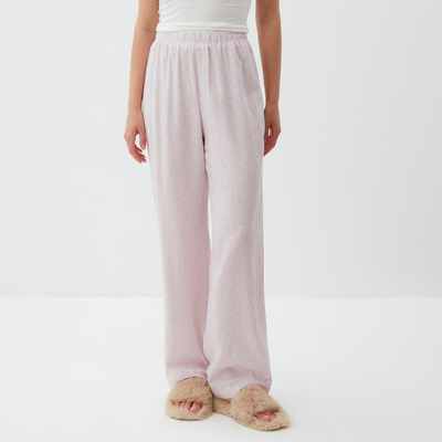 Брюки домашние женские KAFTAN, размер 44-46 сиреневые