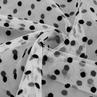 Сетка с флоком «Горох», 150 см, 1±0.2 м, белая - Фото 1