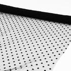 Сетка с флоком «Горох», 150 см, 1±0.2 м, чёрная - Фото 2