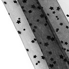 Сетка с флоком «Звёзды», 150 см, 1±0.2 м, чёрная - Фото 3