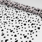 Сетка с флоком «Сердечки», 150 см, 1±0.2 м, бежевая - Фото 2