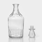 Набор стеклянный для напитков «Цезарь», 7 предметов: графин 500 мл, стопки 50 мл, подарочная упаковка - Фото 3