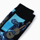 Носки унисекс "Старый гитарист" Пабло Пикассо, цвет синий, размер 35-42 (комплект 2 шт) - фото 24591601