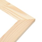 Рама для картин (зеркал) 70 x 100 см, профиль 13x36 мм №1 неокрашенное дерево,(подходит для декорирования) - фото 24998974