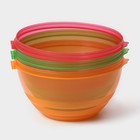 Миска Доляна «Сочный фрукт», 500 мл, 12×7 см, цвет МИКС - фото 24653147