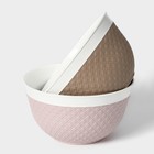 Миска, 1,2 л, 17×10 см, цвет МИКС - фото 24653154