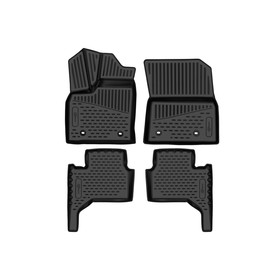 Коврики 3D в салон для Lexus LX600 (IV), 2021-, VIP, для капитанских сидений, 4 шт.