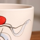 Горшок цветочный "Девушка в красном" 1,4 л - фото 24625368