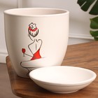 Горшок цветочный "Девушка" 3,5 л - фото 24625388