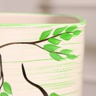 Горшок цветочный "Кустарник" роспись 6 л - фото 24625425