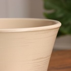 Горшок цветочный "Мессина" серый серебро 1,4 л - фото 24625440