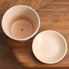 Горшок цветочный "Мессина" серый серебро 1,4 л - фото 24625441