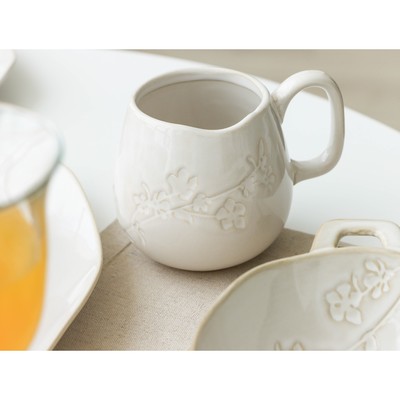 Тарелка плоская керамическая «Керамик», d=23 см, ручная работа