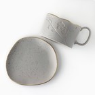 Чайная пара керамическая «Сканди», 2 предмета: кружка 220 мл, блюдце 13х13,6 см - Фото 3