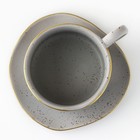 Чайная пара керамическая «Сканди», 2 предмета: кружка 220 мл, блюдце 13х13,6 см - Фото 4