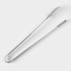 Щипцы кухонные, длина 35.5, для гриля, толщина 1.8 мм, нержавеющая сталь - Фото 4