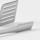 Щипцы кухонные, длина 35.5, для гриля, толщина 1.8 мм, нержавеющая сталь - Фото 3