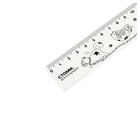 Линейка 20 см СТАММ "Коты", пластиковая, широкая (комплект 17 шт) - фото 24530365