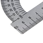 Транспортир 10 см/180° СТАММ "ArtSpace", металлический - фото 24619600