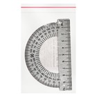 Транспортир 10 см/180° СТАММ "ArtSpace", металлический - фото 24619601