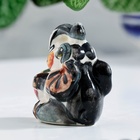 Сувенир "Слон с мячом", гжель, цвет - фото 24582262